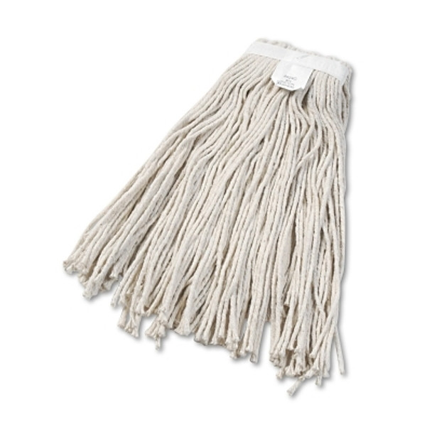 Boardwalk Cut-End Wet Mop Head, Cotton, No. 24, White (12 EA / CT)