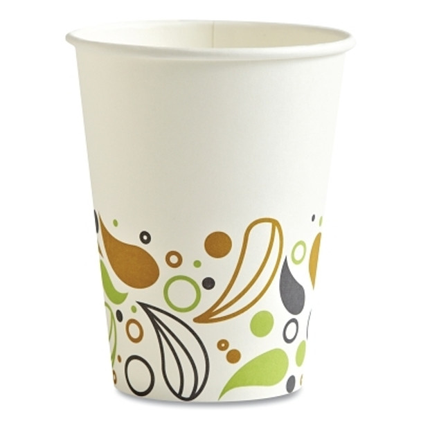 Boardwalk Deerfield Printed Paper Hot Cups, 12 oz, 50 Cups/Pack (20 PK / CT)