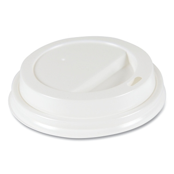 Boardwalk Deerfield Hot Cup Lids for 10oz - 20oz Cups, White, Plastic, 50/Pack (20 PK / CT)