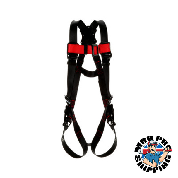 Capital Safety Vest Style Harnesses, D-Ring, Medium/Large, Tongue Buckle, Vest Style (1 EA/CS)