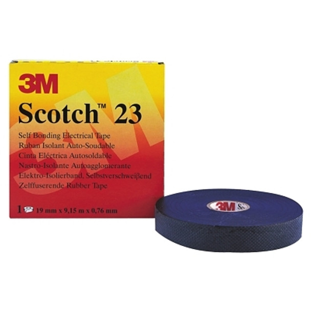 3M Electrical Scotch Rubber Splicing Tapes 23, 20 ft x 3/4 in, Black (1 RL / RL)