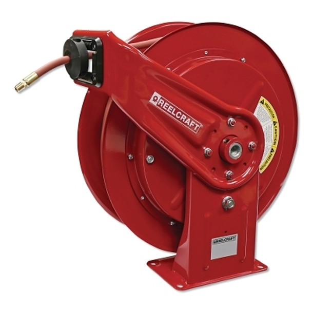 Heavy Duty Spring Retractable Hose Reels, 3/8 in x 75 ft (1 EA)