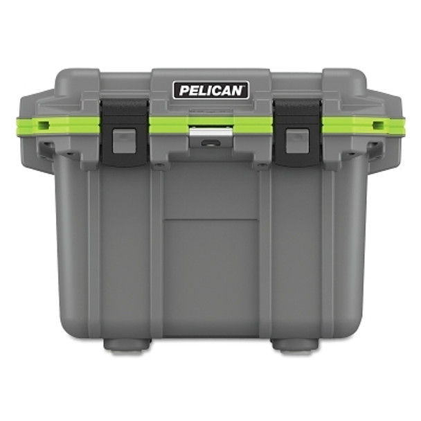 Pelican Elite Cooler, 30 qt, 32.95 qt Capacity, Dark Gray/Green (1 EA / EA)