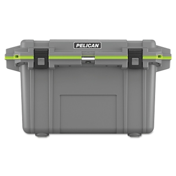 Pelican Elite Cooler, 70 qt, 72.42 qt Capacity, Dark Gray/Green (1 EA / EA)