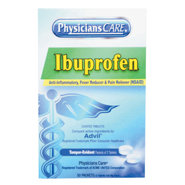 First Aid Only PhysiciansCare Ibuprofen Tablets (1 BX/EA)