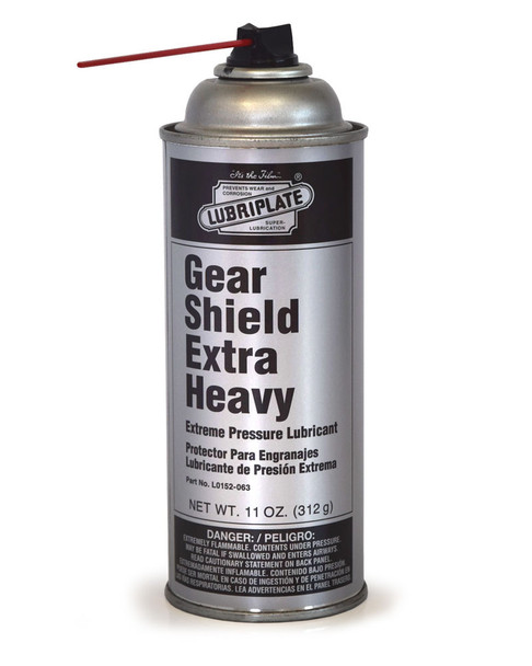 Lubriplate GEAR SHIELD X-HVY, Heavy duty, thick, tacky open gear grease (12/11 OZ SPRAY)