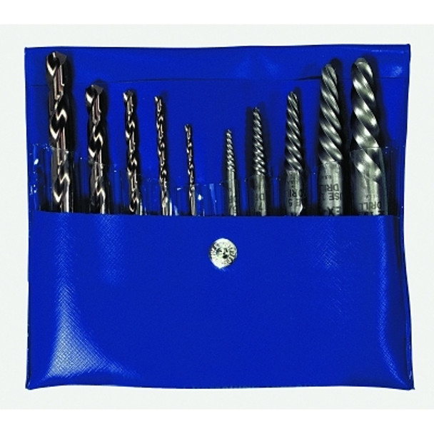 10-pc Spiral Extractor & Drill Bit Combo Pack (1 SET / SET)