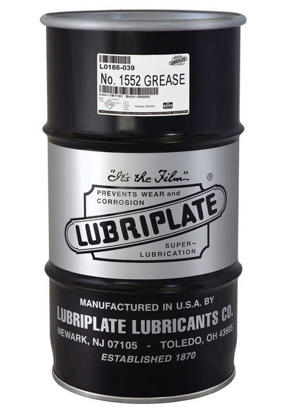 Lubriplate No. 1552, Lithium complex, heavy duty, NLGI No. 2 and NLGI GC/LB certified (¼ DRUM)