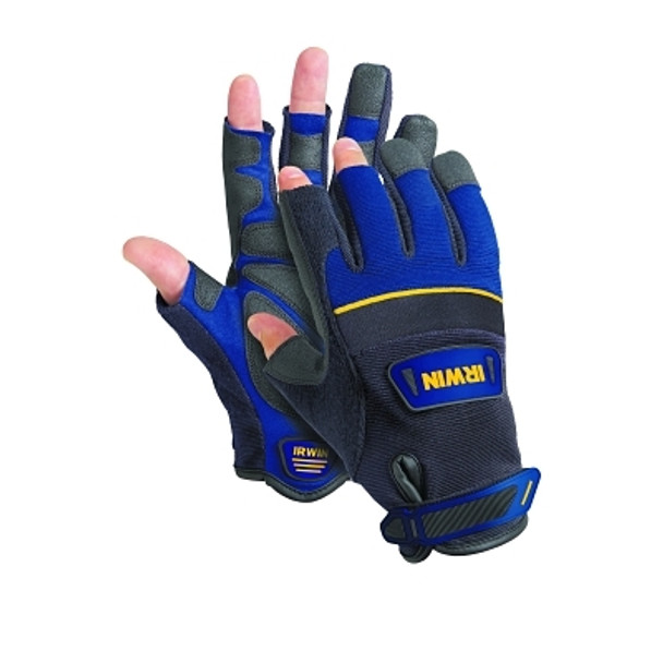 Carpenter Gloves, Black/Blue, X-Large (6 PR / CTN)