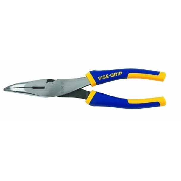 Bent Nose Pliers, Chromium Steel, 6 in Long (1 EA)