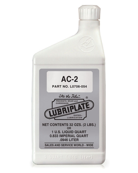 Lubriplate AIR COMP. OIL AC-2, ISO-68 air compressor fluid for reciprocating/piston type (12/1 QTS)