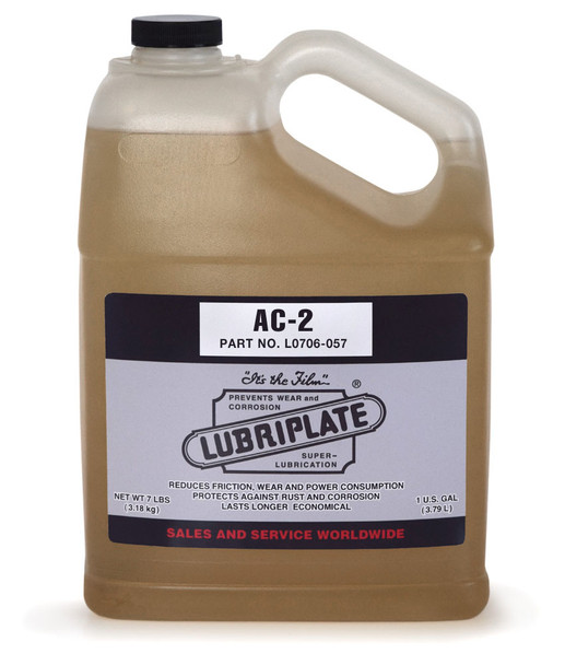Lubriplate AIR COMP. OIL AC-2, ISO-68 air compressor fluid for reciprocating/piston type (4/1 GAL JUGS)