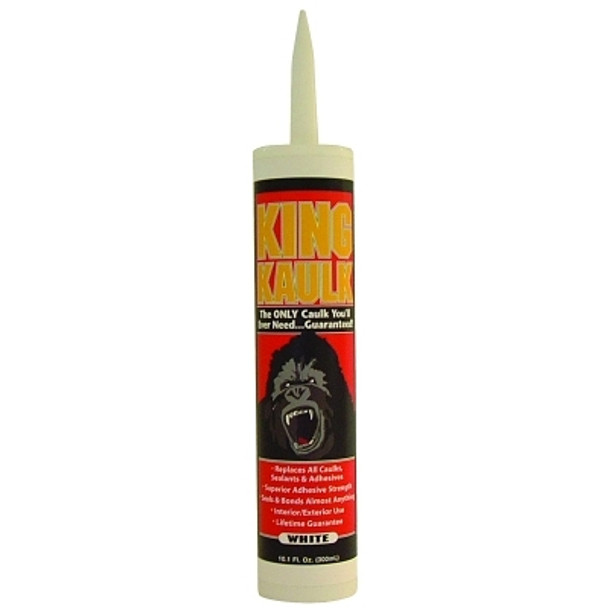 Red Devil King Kaulk Multi-Purpose Sealants, 9.8 oz Cartridge, White (12 TB / BX)