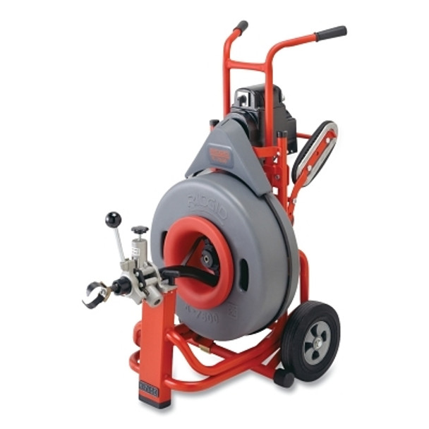 Model K-7500 Drain Cleaners, 200 rpm, 3 in-10 in Pipe Dia. (1 EA)