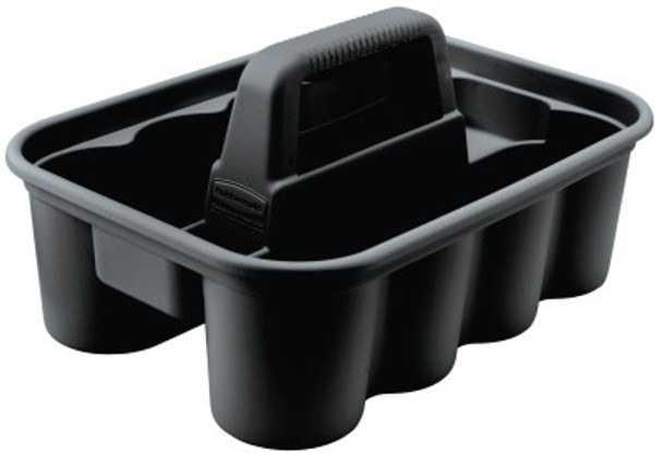 Newell Rubbermaid Deluxe Carry Caddy's, 10.9 in W x D x 7.4 in H, Black (1 EA/DZ)