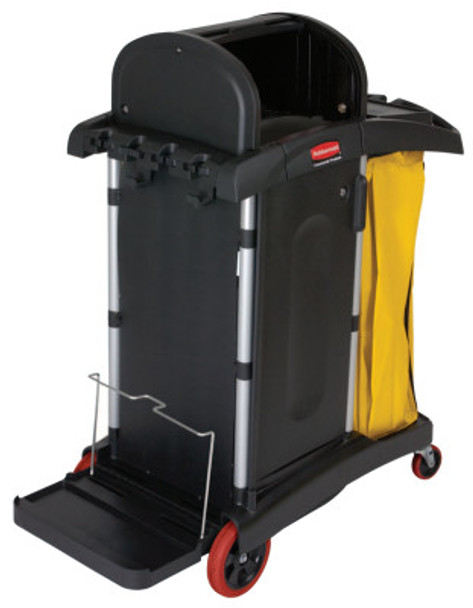 Newell Rubbermaid BLACK HIGH SECURITY JANITOR CART (1 EA/KT)