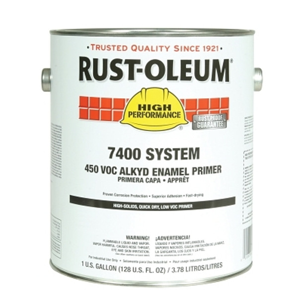 Rust-Oleum High Performance 7400 System Rust Inhibitive Primers, 1 Gallon Can, Gray (2 GAL / CS)