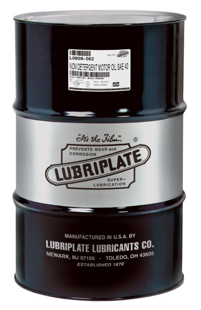 Lubriplate NON-DET. M.O. SAE 40, SAE-40 non-detergent automotive oil (55 Gal / 400lb. DRUM)