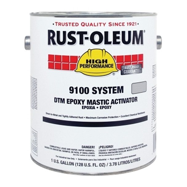 Rust-Oleum High Performance 9100 System DTM Epoxy Mastic, 1 gal, Activator; Primer (2 GA / CA)