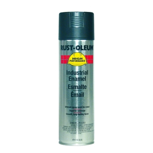 Rust-Oleum High Performance V2100 System Enamel Aerosol, 15 oz Can, Flat Black (6 CN / CA)