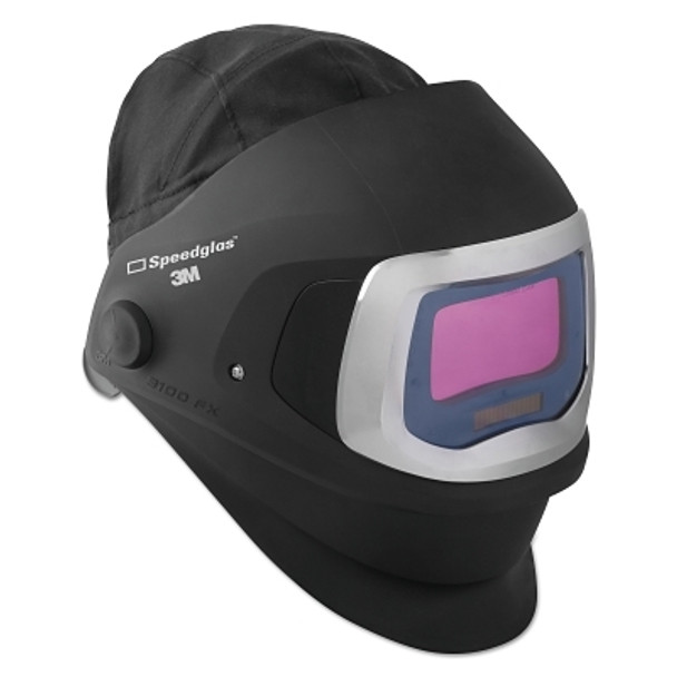 Speedglas 9100 FX Welding Helmet, Shade 5, 8 to 13, Black, 4.20 in x 2.80 in Window (1 EA)