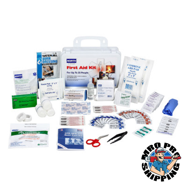 25 Person First Aid Kits, Plastic (1 EA)