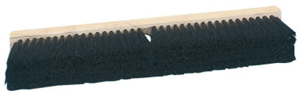 Pro Line Brushes Black Tampico Floor Brushes, 24 in Hardwood Block, 2 1/2 in Trim L, Tampico (1 EA/PK)