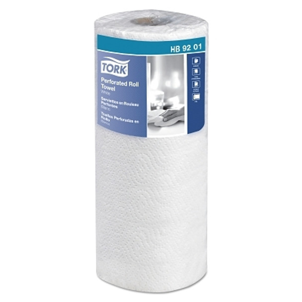 Tork Handi-Size Perforated Roll Towel, 2-Ply, 11"W x 6 3/4"L, 120/Roll, White (30 EA / CT)