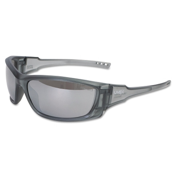 A1500 Series Safety Eyewear, Silver Mirror Lens, Hard Coat, Gray Frame (10 EA / PK)