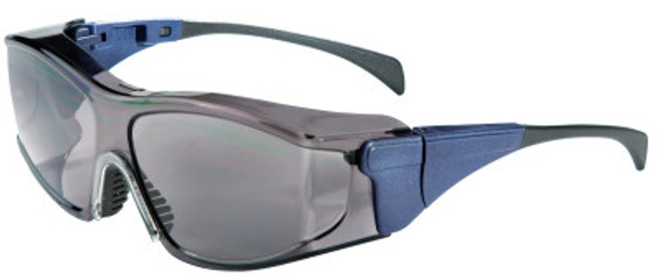 Ambient OTG Eyewear, Gray Polycarbonate Hard Coat Lenses, Large Blue Frame (10 EA / CT)