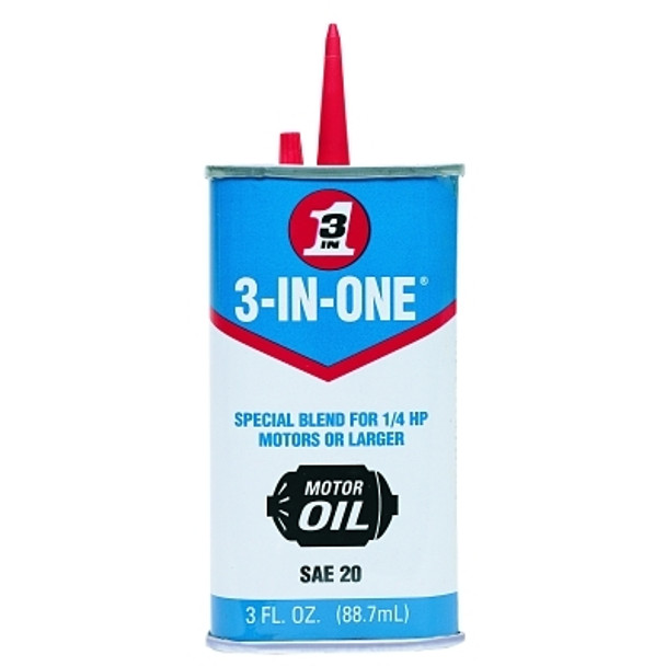 WD-40 3-IN-ONE Motor Oils, 3 oz, Can (24 CAN / CS)