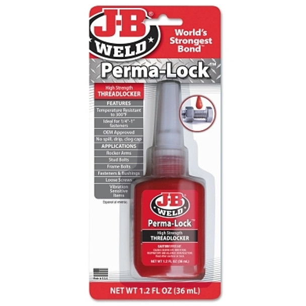 J-B Weld J-B Weld Perma-Lock Threadlocker, 36 mL, Red (6 EA / CT)