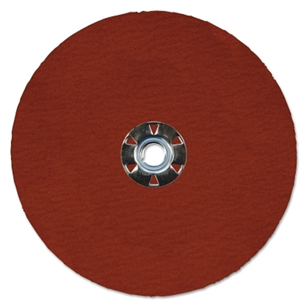 Weiler Tiger Ceramic Resin Fiber Discs, 7 in Dia, 5/8 Arbor, 60 Grit, Ceramic (25 EA / BX)