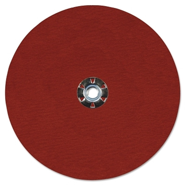 Weiler Tiger Ceramic Resin Fiber Discs, 9 in Dia, 5/8 Arbor, 60 Grit, Ceramic (25 EA / BX)