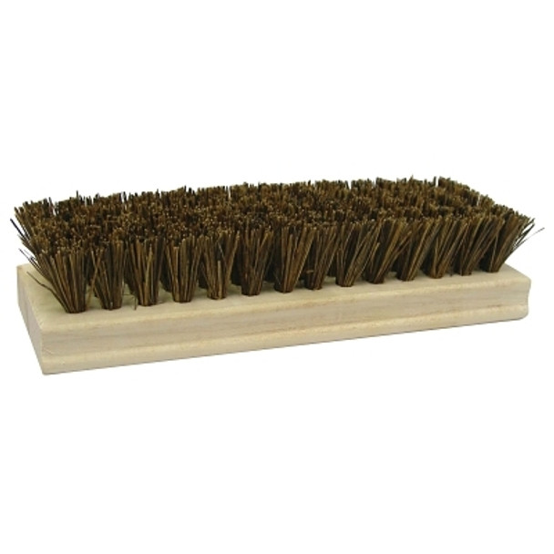 Weiler Palmyra Scrub Brush, Hardwood Block, 1 in Trim L (24 EA / CT)