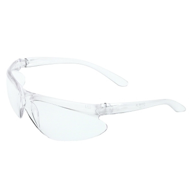 A400 Series Eyewear, Clear Lens, Polycarbonate, Hard Coat, Clear Frame (1 EA)