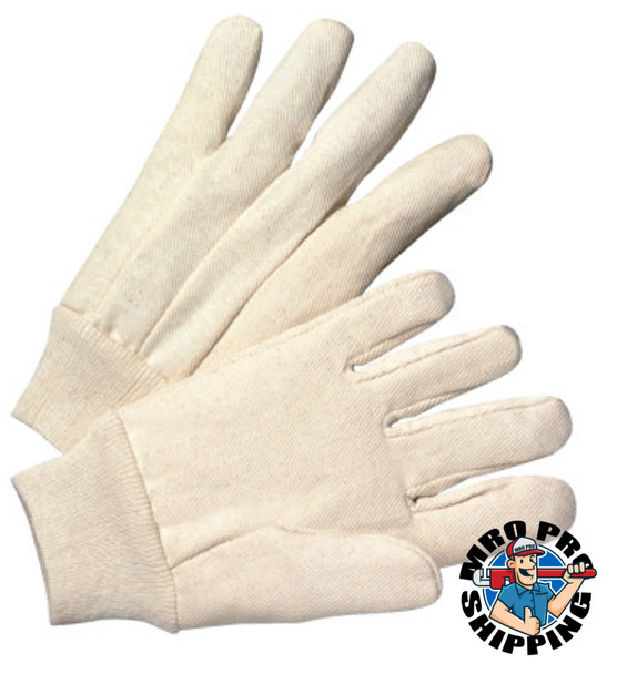 West Chester Canvas Gloves, Men's, Knit-Wrist Cuff (12 DZ/BAG)