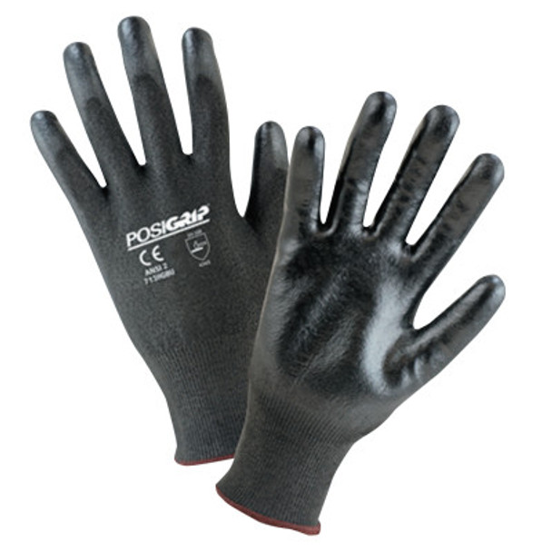 713HGBU Palm Coated HPPE Gloves, Small, Black (12 PR / DZ)
