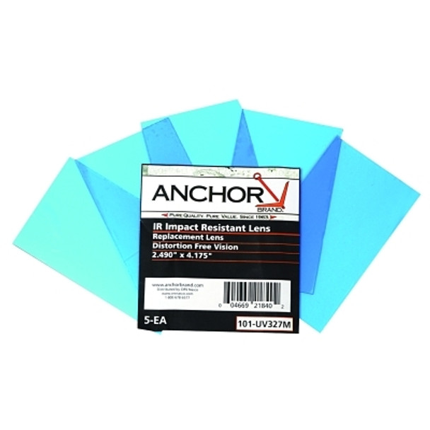 Anchor Brand Cover Lens, Miller, Inside Cover Lens, 4-1/2 in x 4-1/4 in, Polycarbonate, Clear (1 PK / PK)