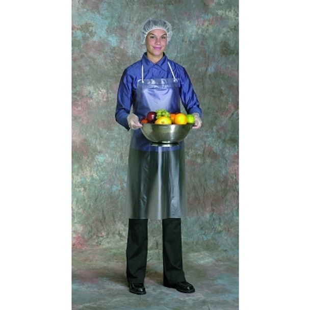 PVC Aprons, 45 in X 35 in, 12 Mil Vinyl, Clear (12 PR / DZ)