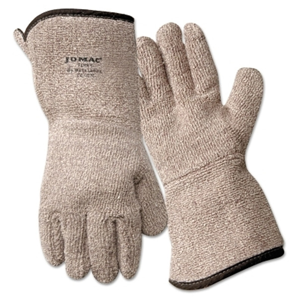 Jomac Cotton Lined Gloves, X-Large, Brown/White (12 PR / DZ)