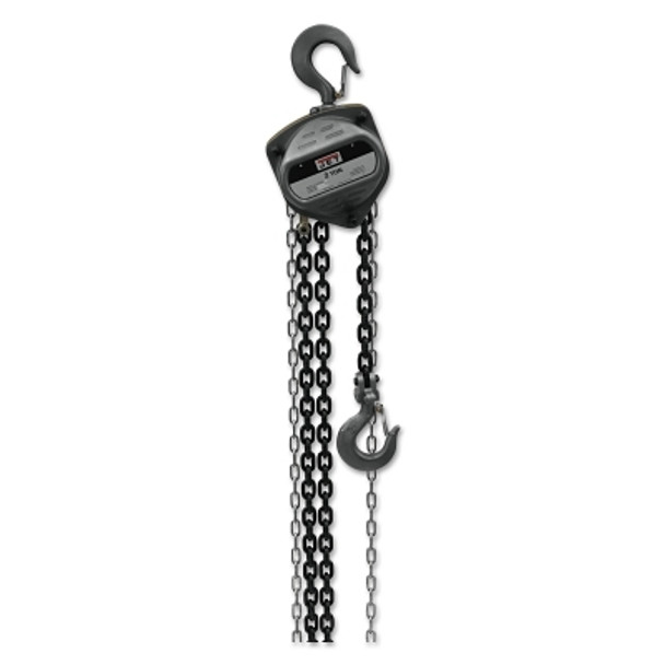 Jet S-90 Series Hand Chain Hoist, 2 Tons Cap., 20 ft Lifting Height, 1 Fall, 91 lbf (1 EA / EA)