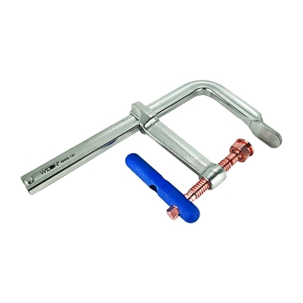 4800S Series Heavy-Duty Spark-Duty Copper-Plated F-Clamp, 48 in Opening, 7 in Throat Depth, 4,880 lb Load Cap (1 EA)