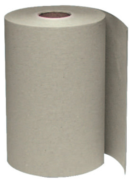 Windsoft Non-Perforated Hardwound Roll Towels, Brown, 600 ft. roll (12 CA/PK)