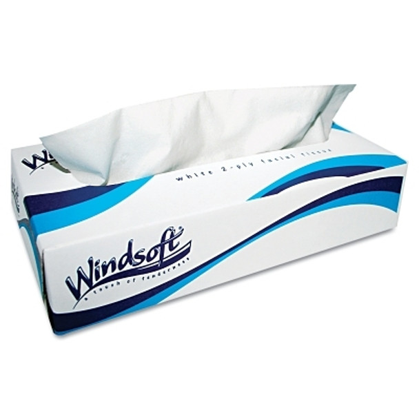 Windsoft Facial Tissue in Pop-Up Box, 100/Box (1 PK / PK)
