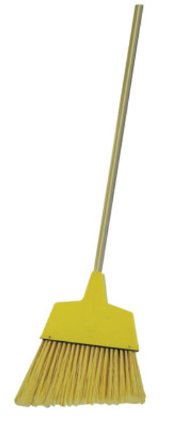Boardwalk Angled Brooms, Flagged-Tip Plastic, 42 in Wood Handle (12 DZ/SET)