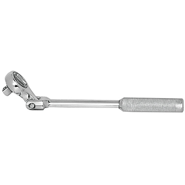 1/2 in Drive Ratchets, Round 12 1/4 in, Chrome, Knurled Handle (1 EA)