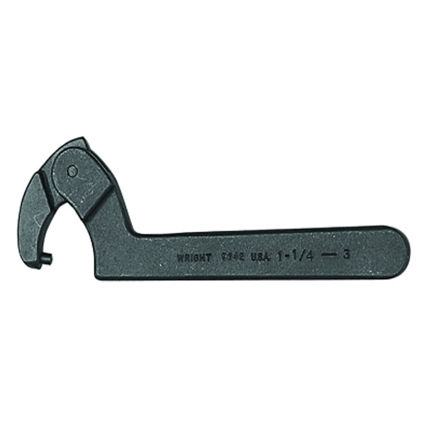 Wright Tool Adjustable Pin Spanner Wrenches, 3 in Opening, 3/16 in Pin, 8 1/8 in (1 EA / EA)