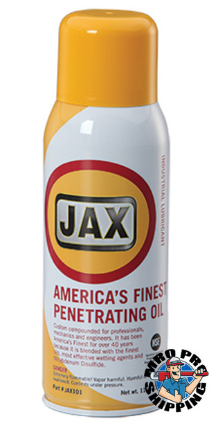 JAX #101 AMERICA'S FINEST PENETRATING OIL  USDA / NSF H2, 11 oz., (12 CANS/CS)