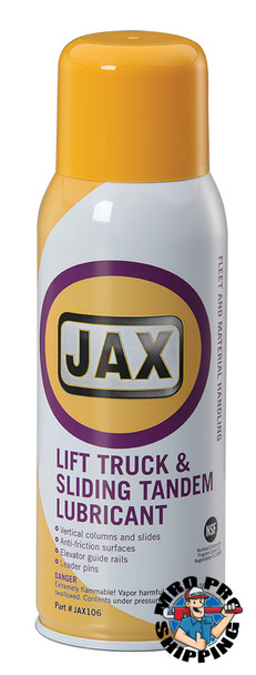 JAX #106 LIFT TRUCK & SLIDING TANDEM Heavy Duty, 12 oz., (12 CANS/CS)